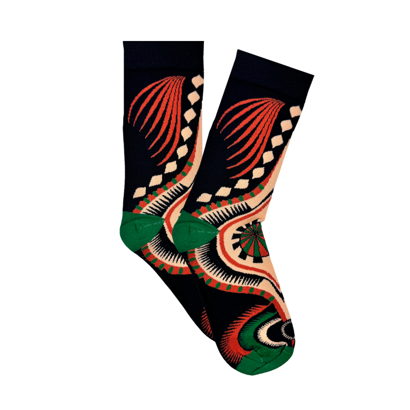 Dashiki Socks Multi Colour: L/XL