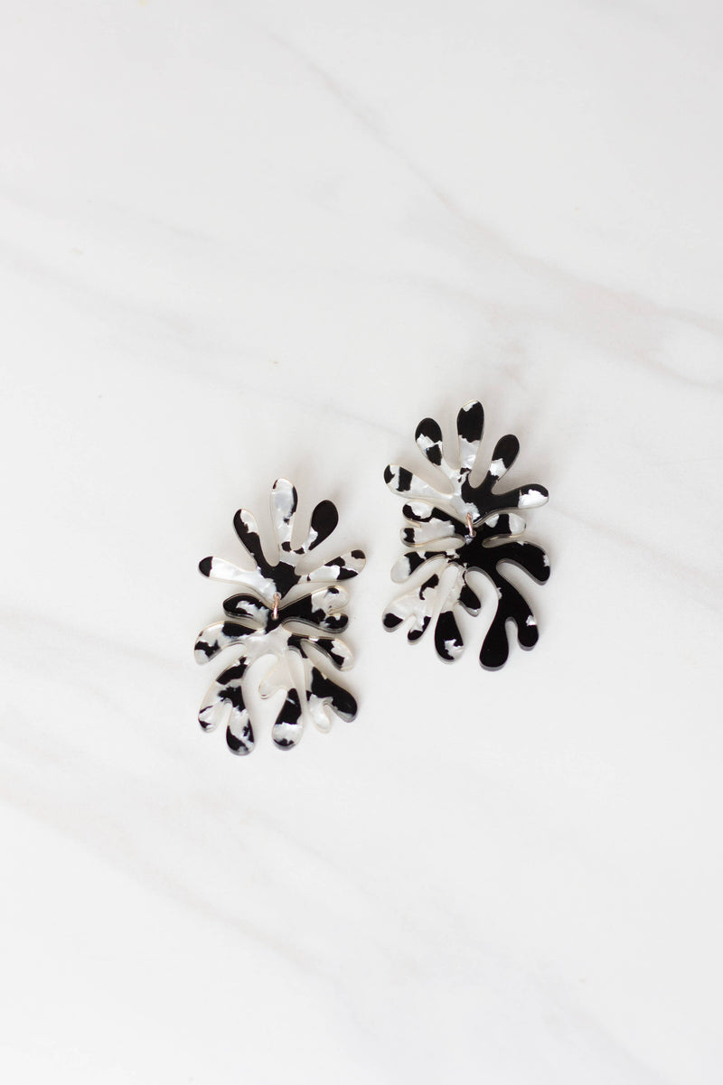 Matisse No.4 Earrings: Rose Gold