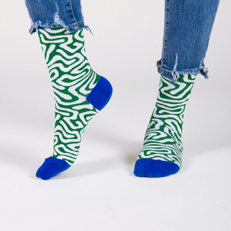 Roots Socks Green
