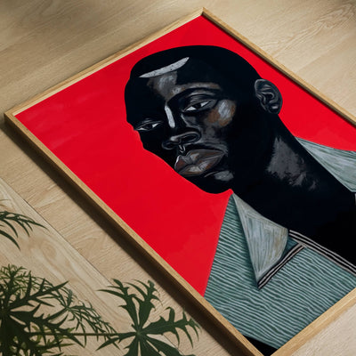 "Remy" Modern Portrait Art Print