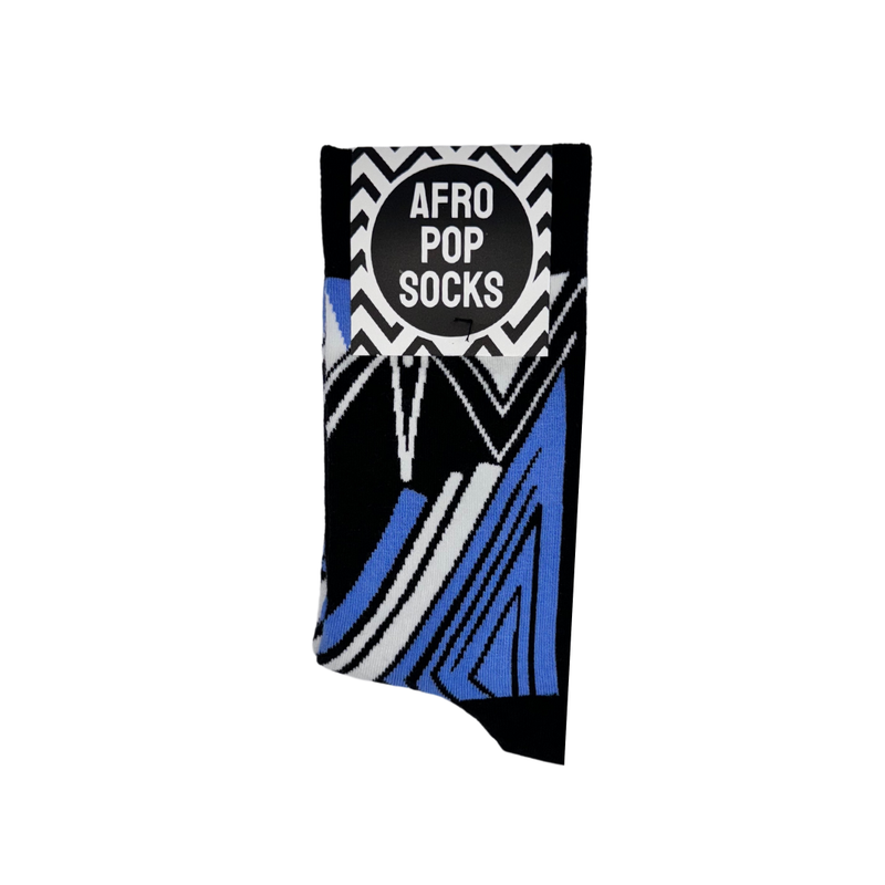 Zulu Blue Socks: L/XL