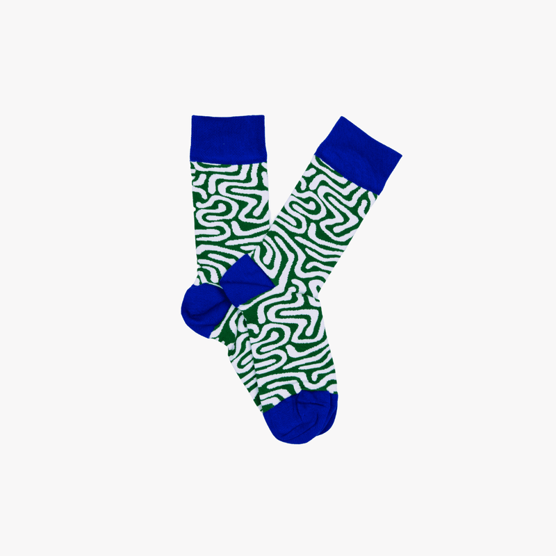 Roots Socks Green