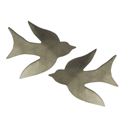 Silver Gia Bird Earrings