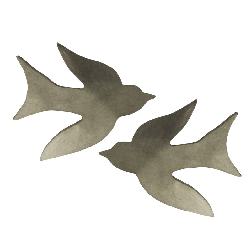 Silver Gia Bird Earrings