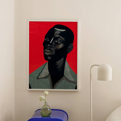 "Remy" Modern Portrait Art Print