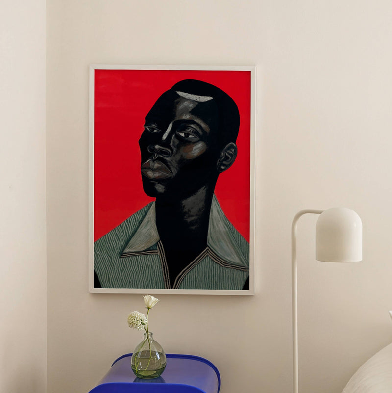 "Remy" Modern Portrait Art Print