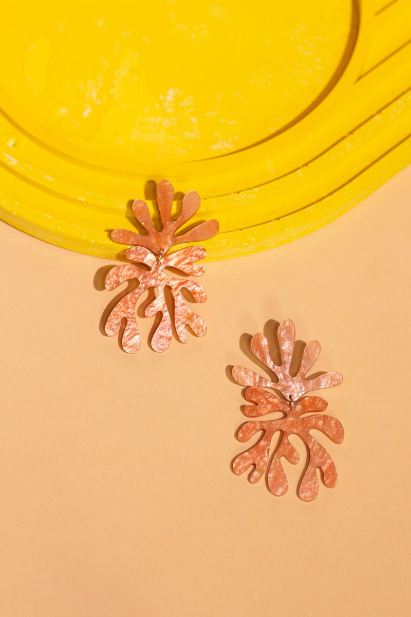 Matisse No.4 Earrings: Mirror Gold