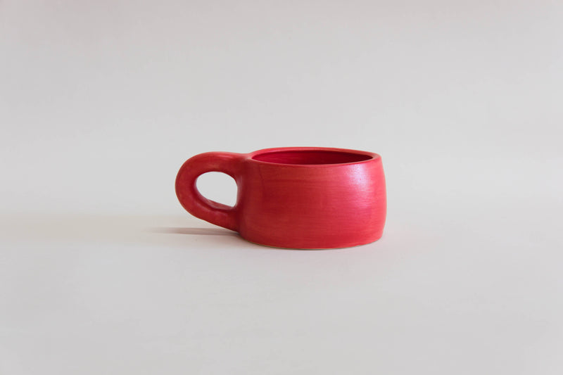 Cappuccino Mug: Red