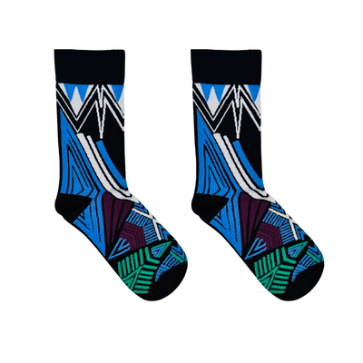 Zulu Blue Socks: L/XL