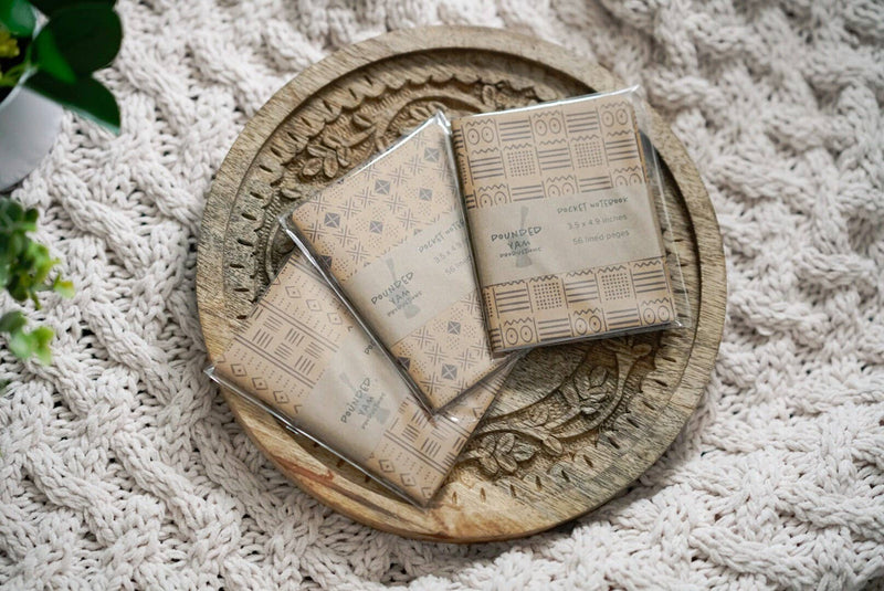 Mud Cloth Pocket Notebook: Squares