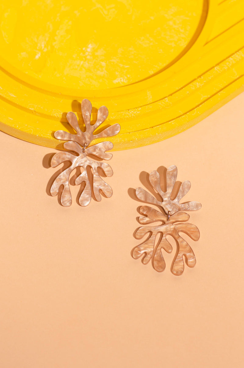 Matisse No.4 Earrings: Rose Gold