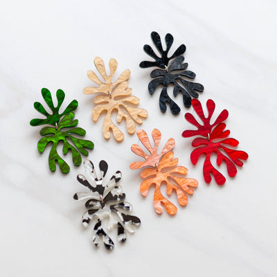 Matisse No.4 Earrings: Mirror Gold