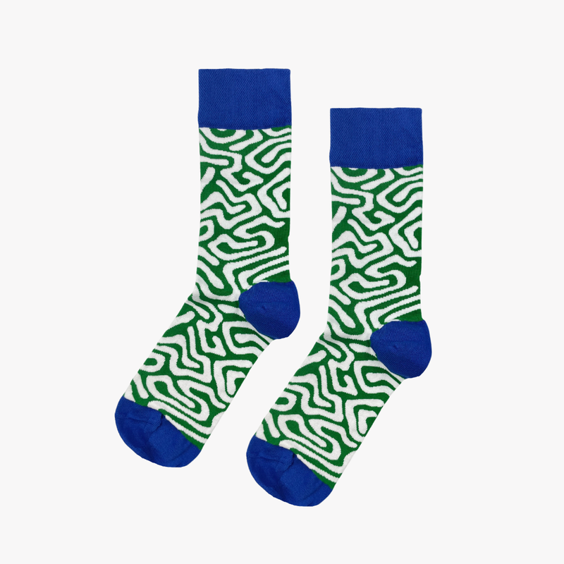Roots Socks Green