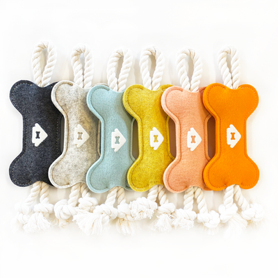 Merino Wool Tug Toy - Oatmeal (Final Sale)
