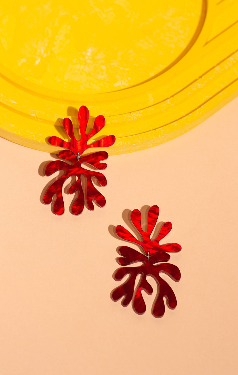 Matisse No.4 Earrings: Mirror Gold