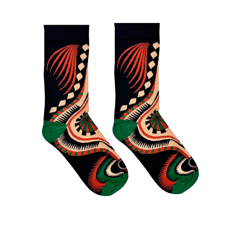 Dashiki Socks Multi Colour: L/XL