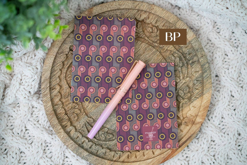 African Print Pocket Notebook: BP