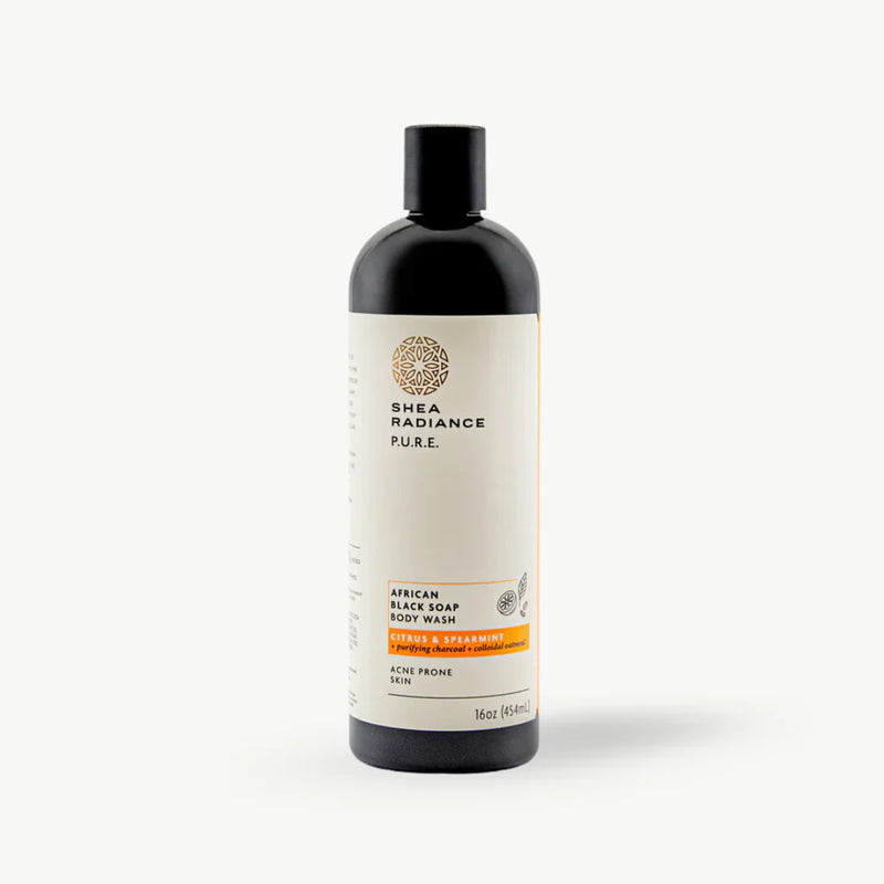 African Black Soap Body Wash: Citrus + Spearmint