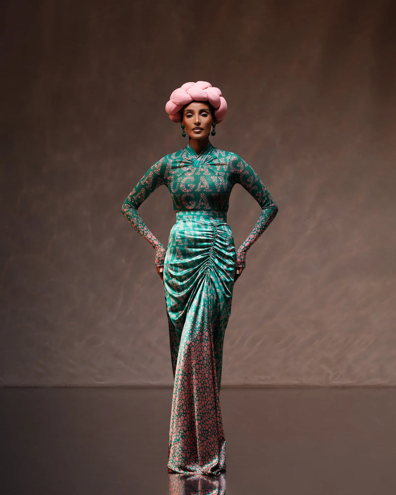 BENAYA SKIRT: Green