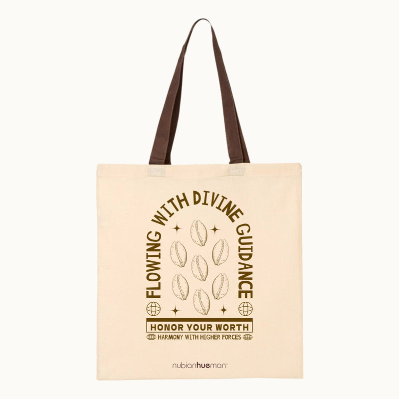 Divine Guidance Tote Bag (Chocolate Brown)