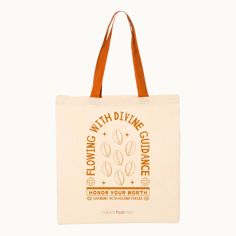 Divine Guidance Tote Bag (Burnt Orange)