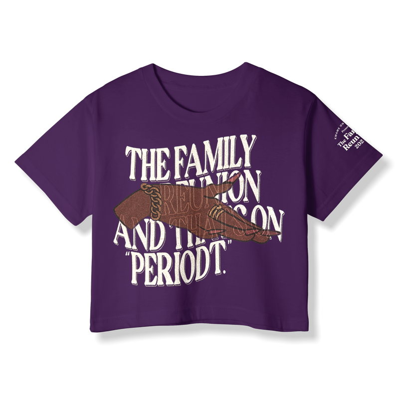 Crop Top: Purple