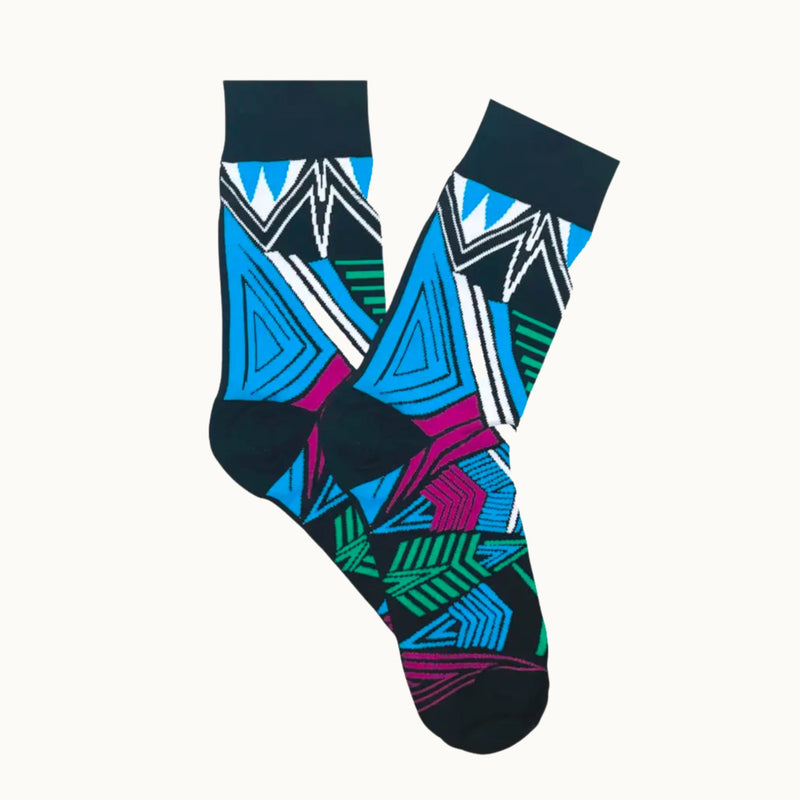 Zulu Print Socks