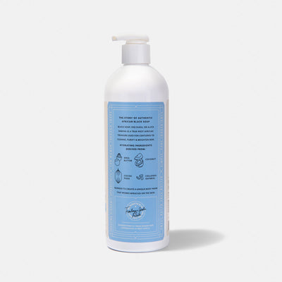 African Black Soap Body Wash: Unscented