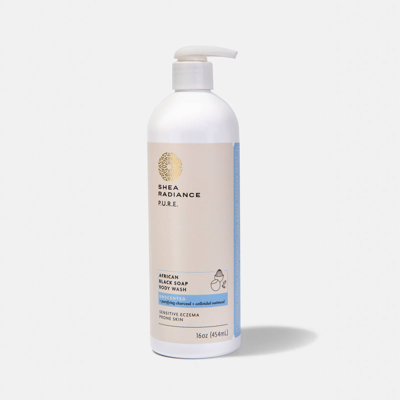 African Black Soap Body Wash: Unscented