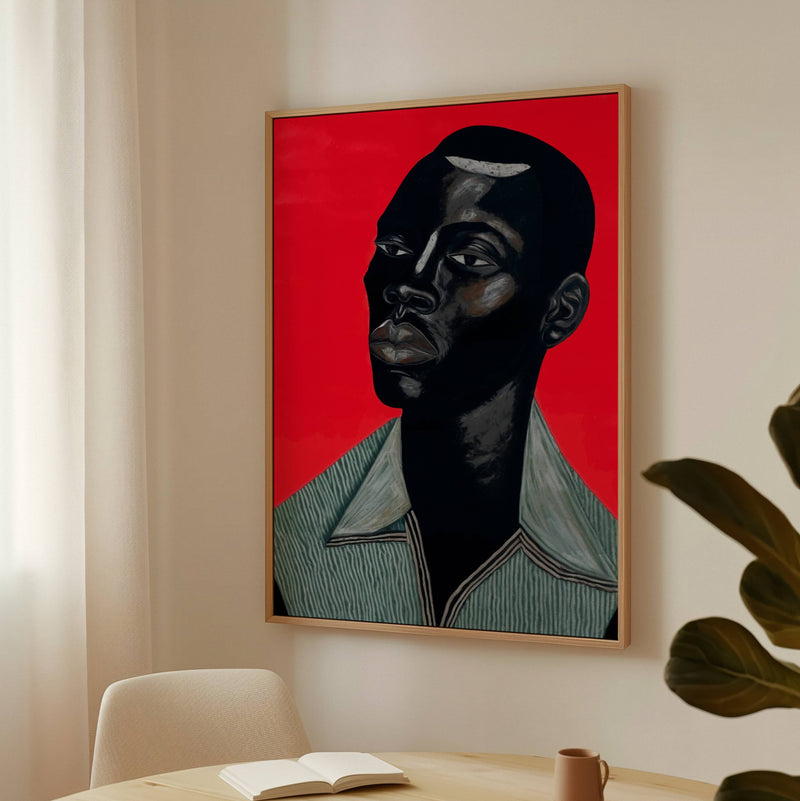 "Remy" Modern Portrait Art Print