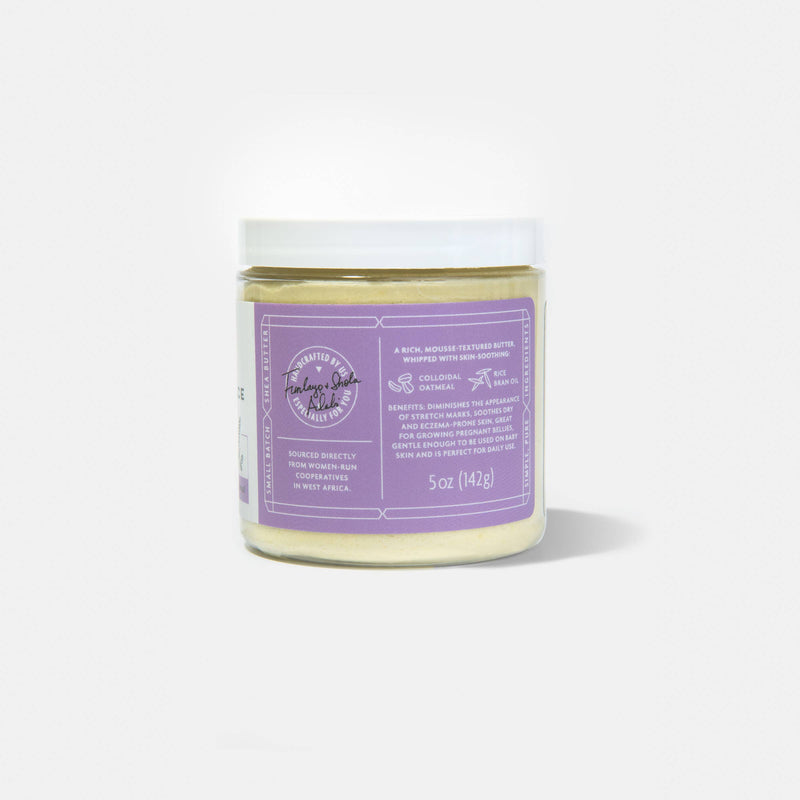 Whipped Body Butter with Oats: Lavender Bliss