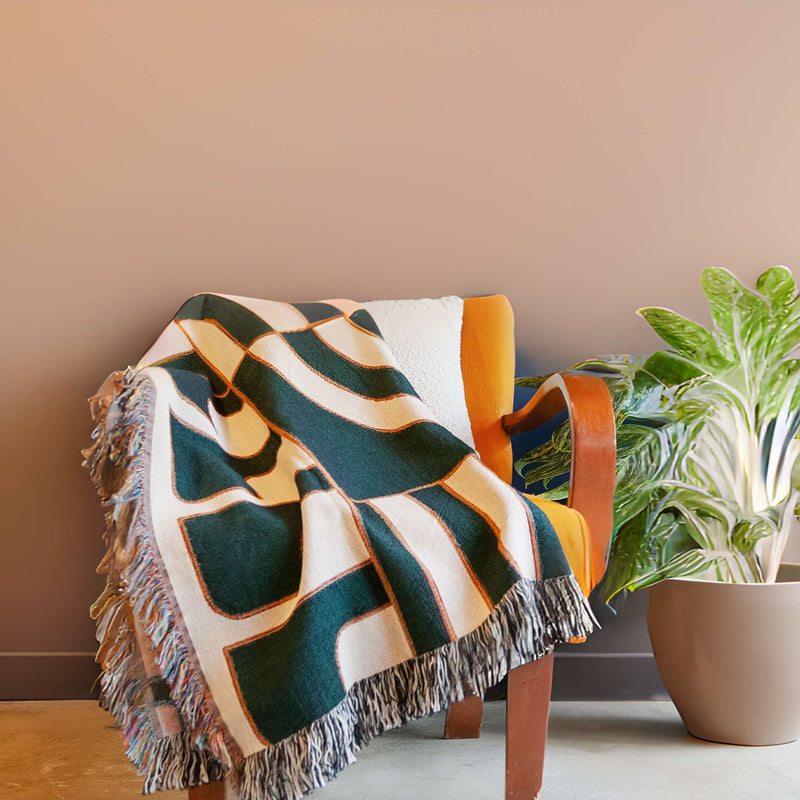 HOMAGE Print Woven Throw