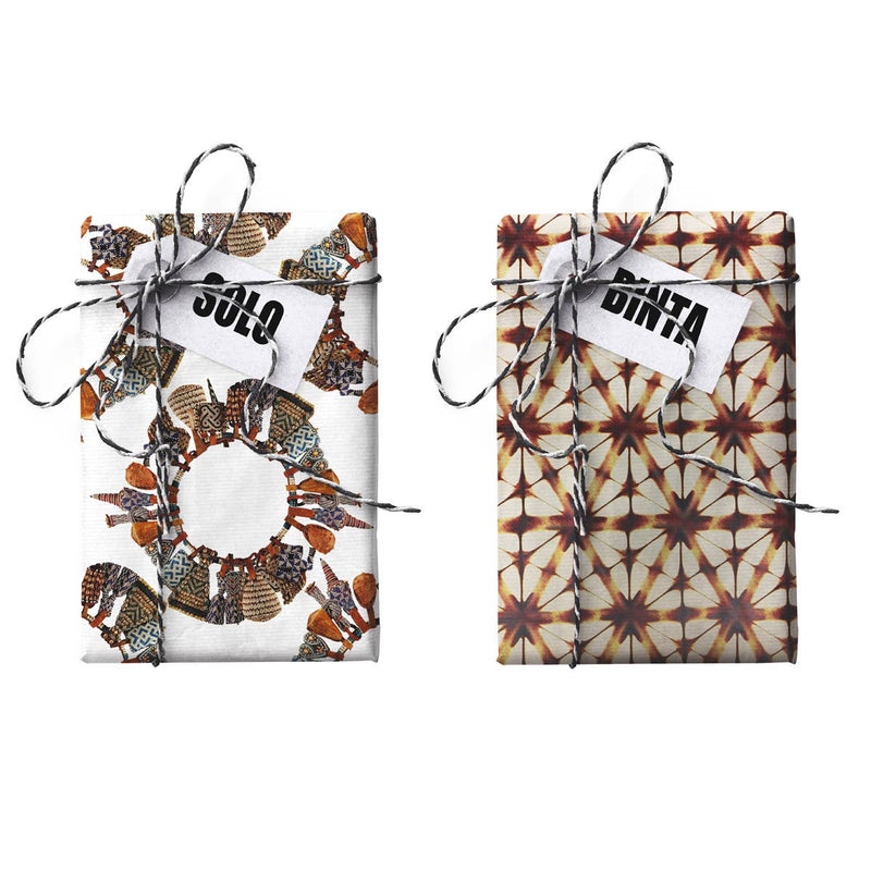 Binta Solo Doubled-Sided Gift Wrap