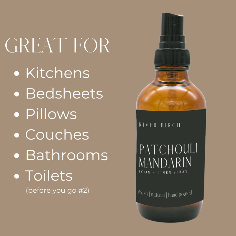Patchouli Mandarin Room + Linen Spray