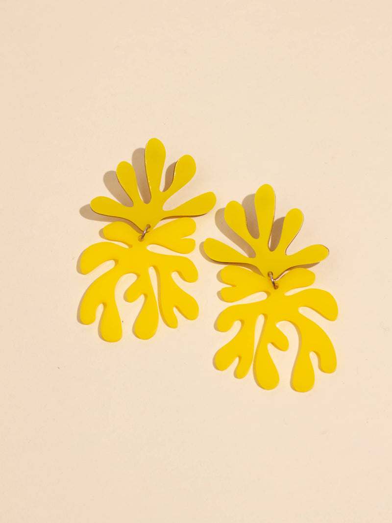 Matisse No.4 Earrings: Deep Sea