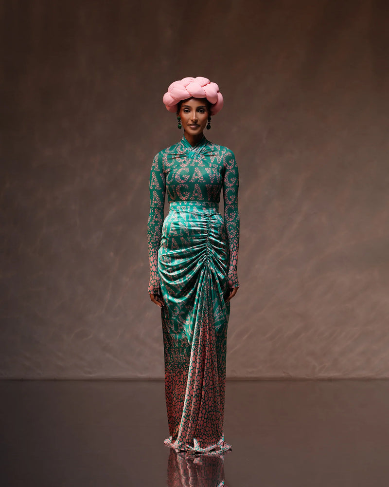 IRIS BODYSUIT: Green