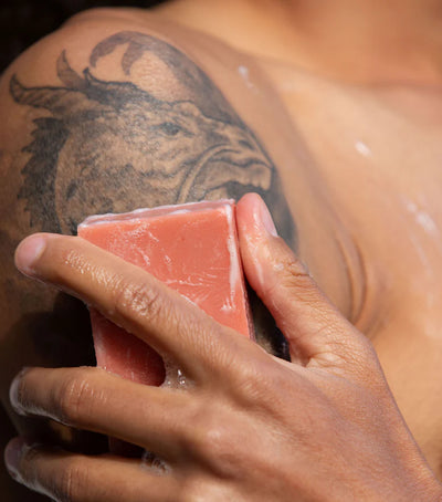 Exfoliating Pink Clay Face and Body Soap