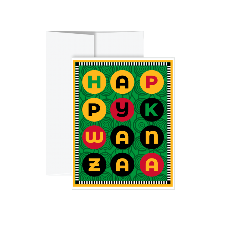 Happy Kwanzaa Greeting Card (Final Sale)