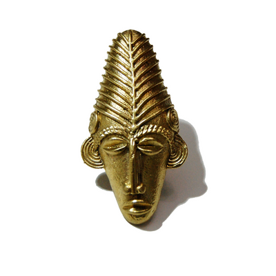 Stylish African Mask Ring