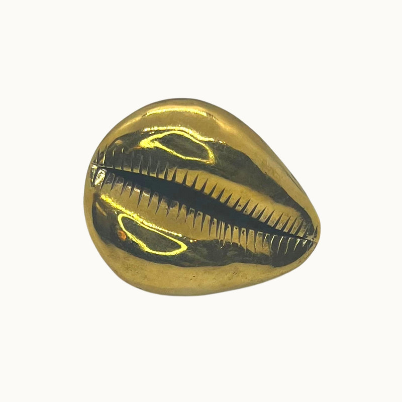 Oversized Cowrie Ring